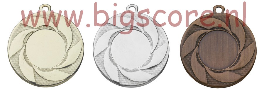 E 4017 Medaille G/Z/B Ø 50 mm compleet OP=OP!!